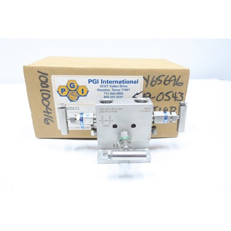 Pgi STAINLESS INSTRUMENT MANIFOLD 6000PSI PRESSURE TRANSMITTER PARTS & ACCESSORY M-650SCG